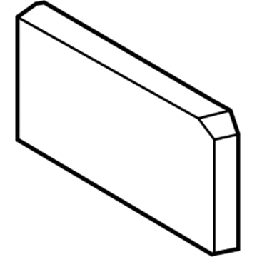 Mercury 8E6Z-17A385-AA License Bracket