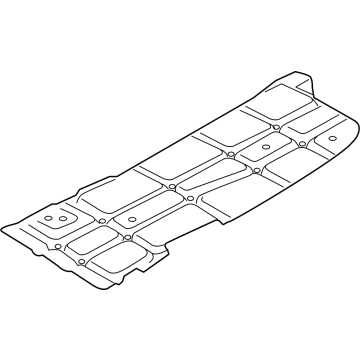 2020 Ford F-250 Super Duty Fuel Tank Skid Plate - HC3Z-9K036-D