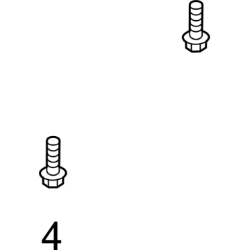 Ford -W718865-S439 Support Strap Bolt