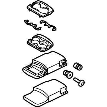 Ford F1EZ-5867112-AC Armrest Assembly