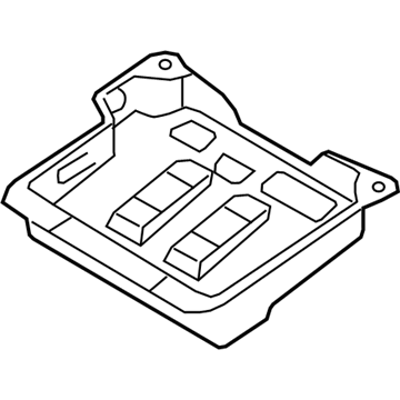 Mercury F5AZ9D665B Vapor Canister Bracket