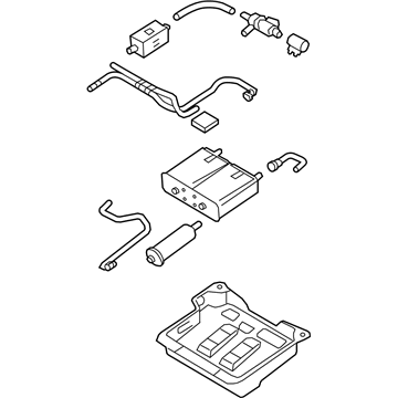 Mercury 6W1Z-9D653-AA Vapor Canister