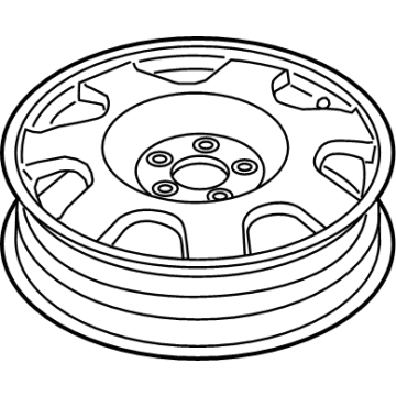 2019 Ford Mustang Spare Wheel - FR3Z-1007-G