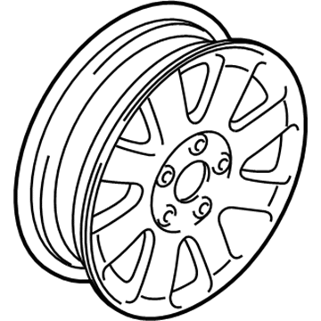 Lincoln LS Spare Wheel - 3W4Z-1007-FA