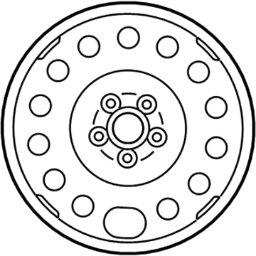 Lincoln LS Spare Wheel - XW4Z-1007-DA