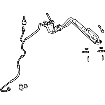 2016 Lincoln MKT A/C Hose - DA8Z-19A834-D