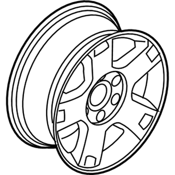 Ford 7L1Z-1007-E Wheel, Alloy