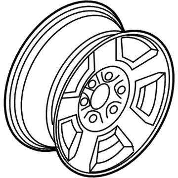 Ford 7L1Z-1015-B Wheel, Steel