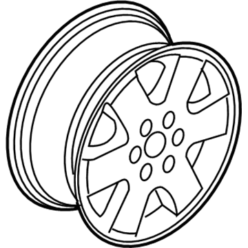 Ford BL1Z-1007-B Wheel, Alloy