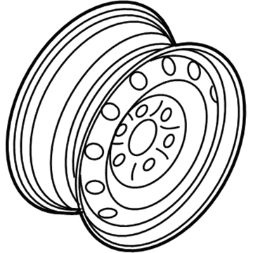 Ford 7L1Z-1015-D Wheel, Spare