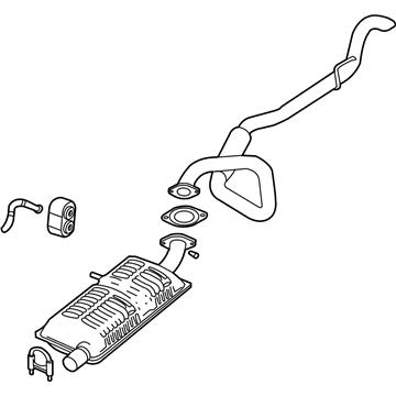 Mercury 6W7Z-5230-BB Muffler