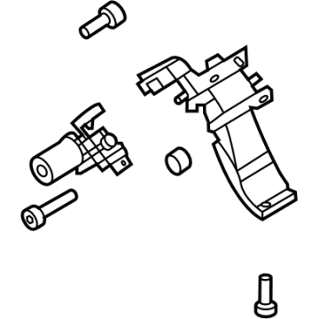 Ford FL3Z-16A507-A Motor & Bracket