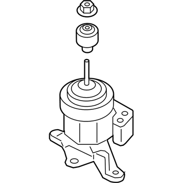 Lincoln DP5Z-6038-B Front Mount