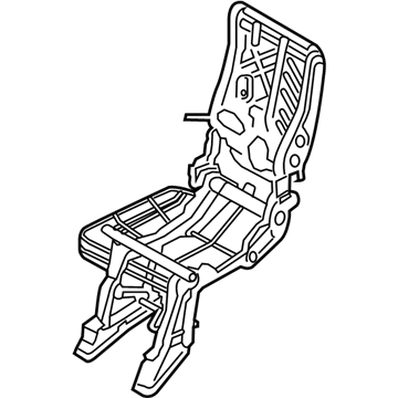 Ford KT1Z-17613A10-A Seat Frame