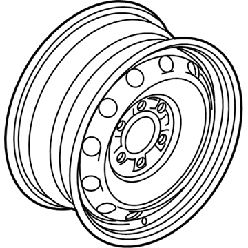 Ford 5L3Z-1015-DA Wheel, Spare