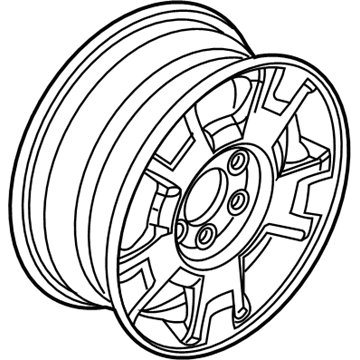 Ford BL3Z-1007-E Wheel, Alloy