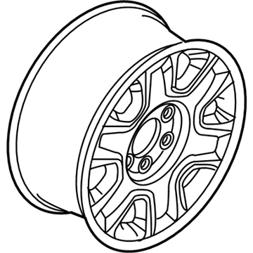 Ford 9L3Z-1007-B Wheel, Alloy