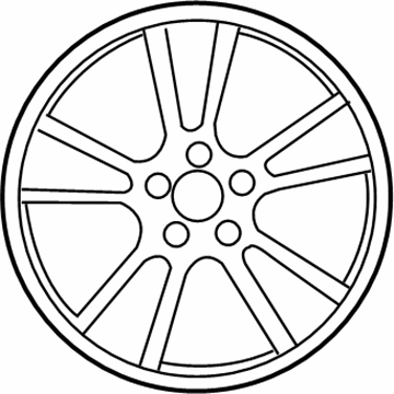 Mercury 3W3Z-1007-BA Wheel, Alloy