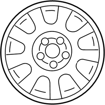 Ford 3W3Z-1007-AA Wheel Assembly