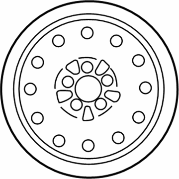 Mercury 3W3Z-1007-EA Wheel, Spare