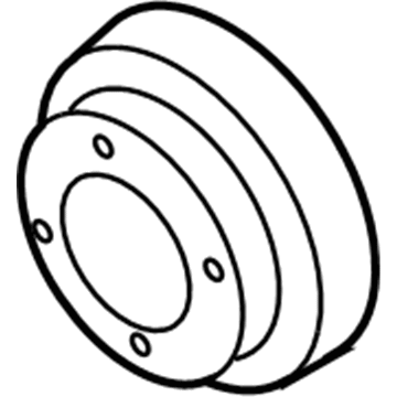 Ford XL3Z-8509-A Pulley