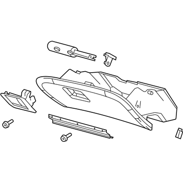 Ford 9W7Z-54060T10-AD Glove Box Assembly