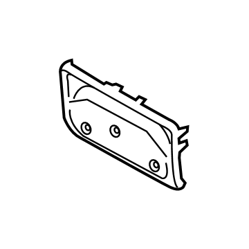 Ford D2BZ-17A385-BB License Bracket