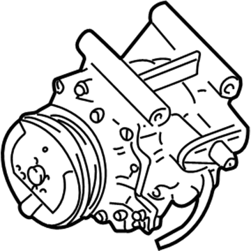 2001 Lincoln LS A/C Compressor - BU2Z-19V703-KA