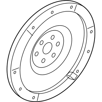 Ford 8E5Z-6375-A Flywheel And Ring Gear Assembly