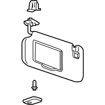 Lincoln LC5Z-7804104-BE Visor