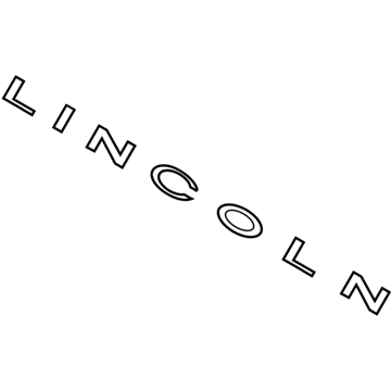 Lincoln FA1Z-5842528-F Nameplate