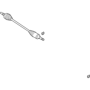 2021 Ford Escape Axle Shaft - LX6Z-4K138-A