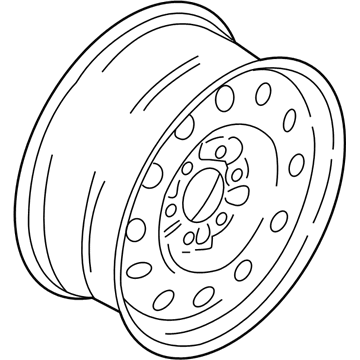 Lincoln JL1Z-1007-A Wheel, Spare