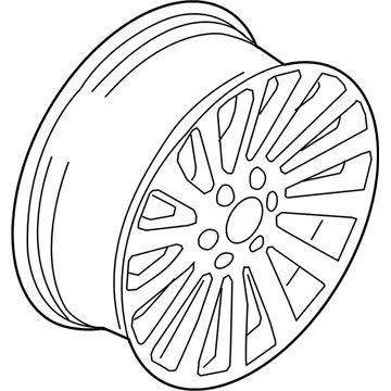 Lincoln NL7Z-1007-D Wheel, Alloy