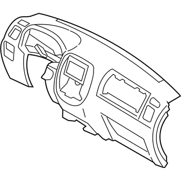 Mercury 5L8Z-7804320-EAB Instrument Panel