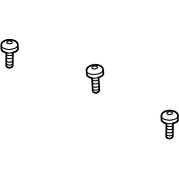 Ford -W504774-S303 Seat Bracket Screw