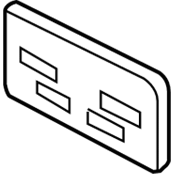 Ford 7L8Z-17A385-A License Bracket