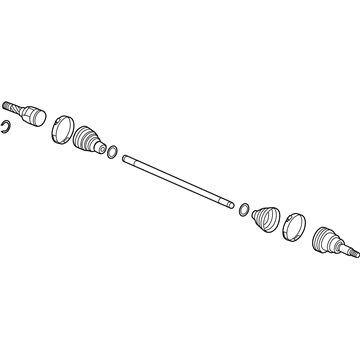 Lincoln Corsair Axle Shaft - LX6Z-4K139-B