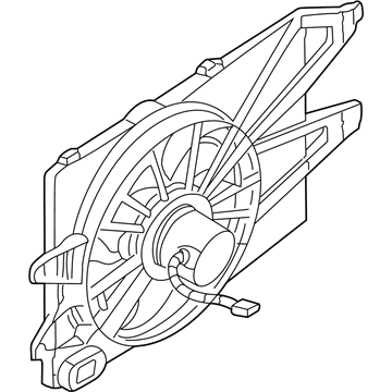 2002 Ford Focus Engine Cooling Fan - 1S4Z-8C607-DD