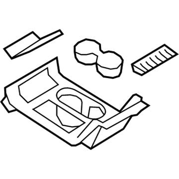 Ford AA8Z-74045A76-AA Panel Assembly - Console