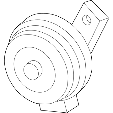 Ford XC3Z-13832-AA Horn And Bracket Assembly