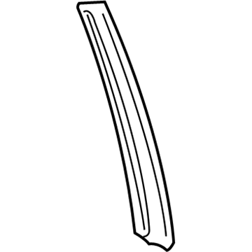 Lincoln LS Door Moldings - 1W4Z-54255A34-AAA