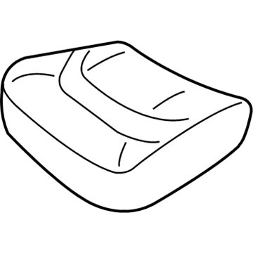 Ford 4C2Z-1562901-AAA Seat Cushion Cover Assembly