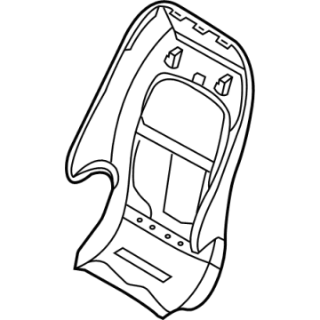 Lincoln LC5Z-5460762-AA Seat Back Panel