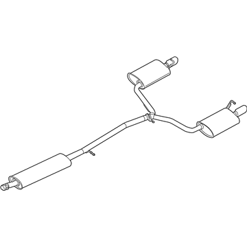 Lincoln MKT Muffler - JA8Z-5230-A