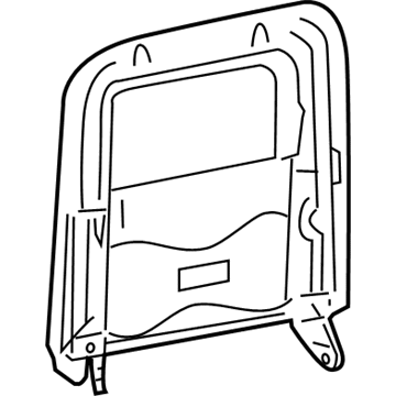 Mercury 3W7Z-5461018-BB Seat Back Frame