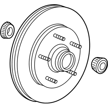 2008 Lincoln Mark LT Brake Disc - AU2Z-1V102-B