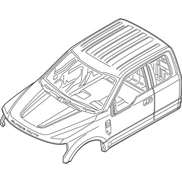 Ford LC3Z-28001B24-A CAB ASY - TRIMMED - PRIMED