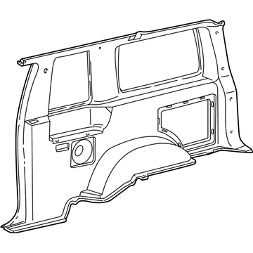 Ford F67Z9831013AAC Quarter Trim