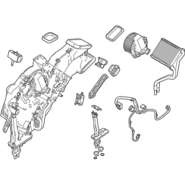 2017 Ford Flex Evaporator - DA8Z-19850-AV